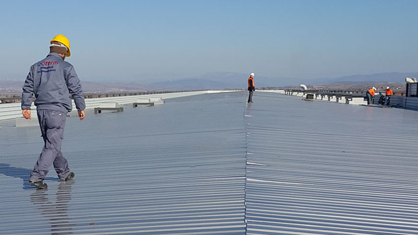 Albayrak Kağıt Fabrikası Çatı Foam Glass İzolasyonu